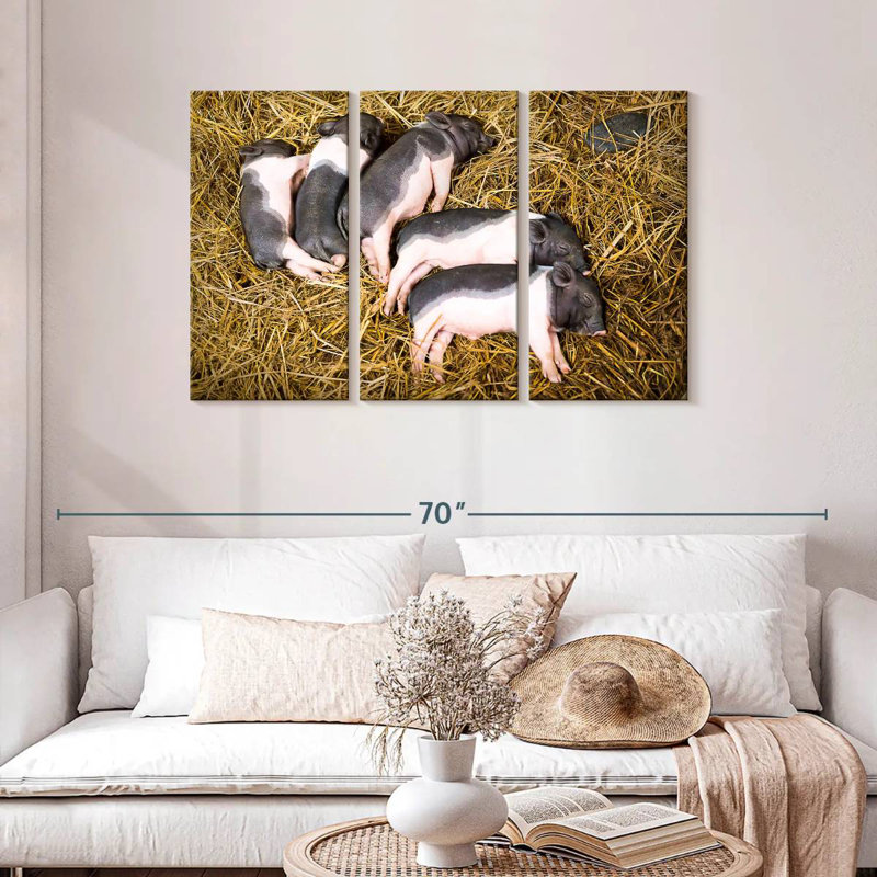 Brampt Piglet Quintet, 28" H x 45" W