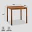 Table bistro d'extérieur en bois massif