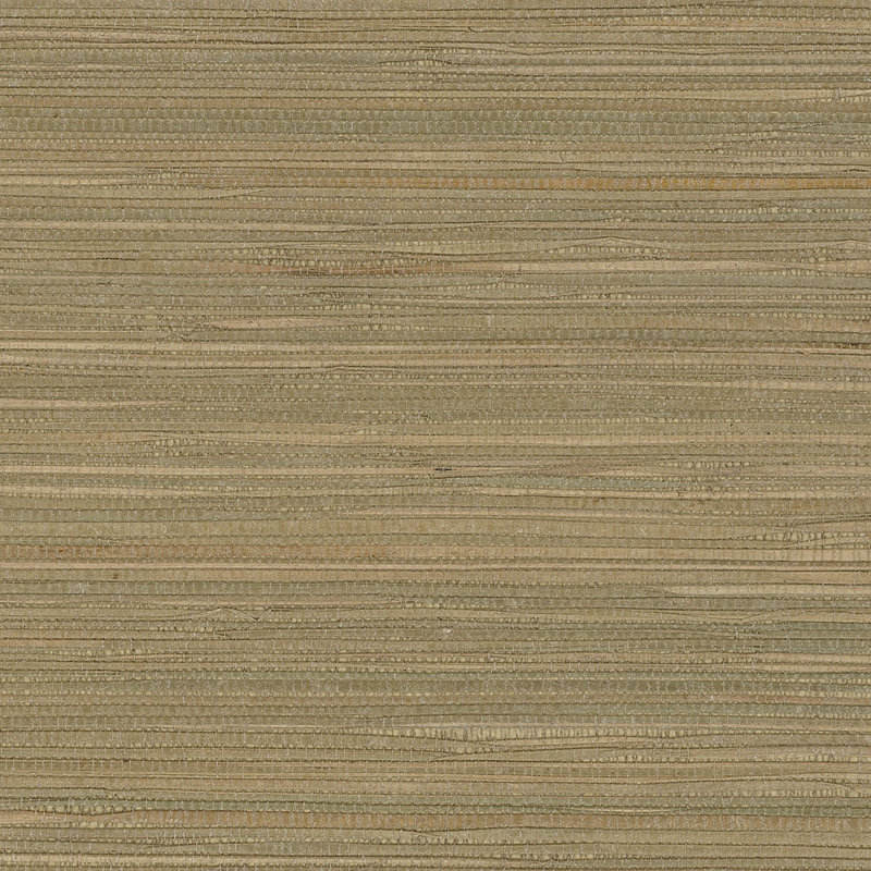 Papier peint avec algues fines, Beige / Cannelle