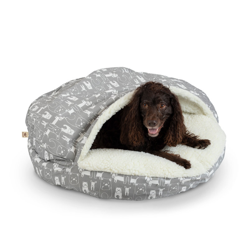 Lit pour chien intérieur / extérieur Snoozer, Petit (l 25 po x P 25 po x H 8 po), No Pattern, Gris orage Pedigree