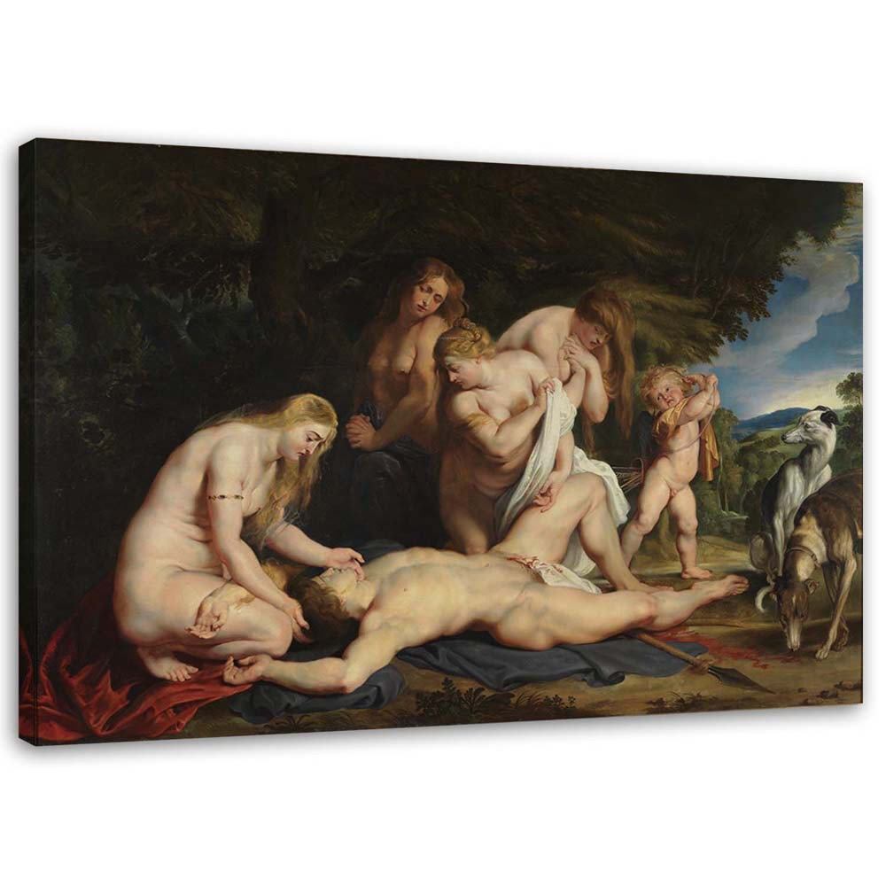 Leinwandbild Tod des Adonis - P. P. Rubens, Reproduktion 51153