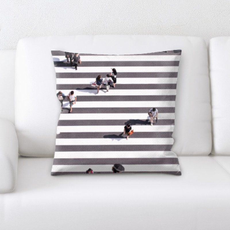 Microsuede Throw Pillow
