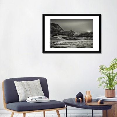 «Sundown over the Ocean Rocks» par Don Schwartz, reproduction de photo sur toile tendue
