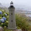 Phare solaire d'extérieur 35 po Cobblestone