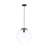 Minimalist 1-Light Glass Sphere Pendant