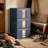 Clothes Storage Bins Boxes with Metal Frame - (Extra Large-105L)-1292190700