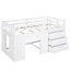 Lit mezzanine simple avec armoire et tablette-621213595