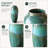 Blue and Green Reactive Glaze Ceramic Vase