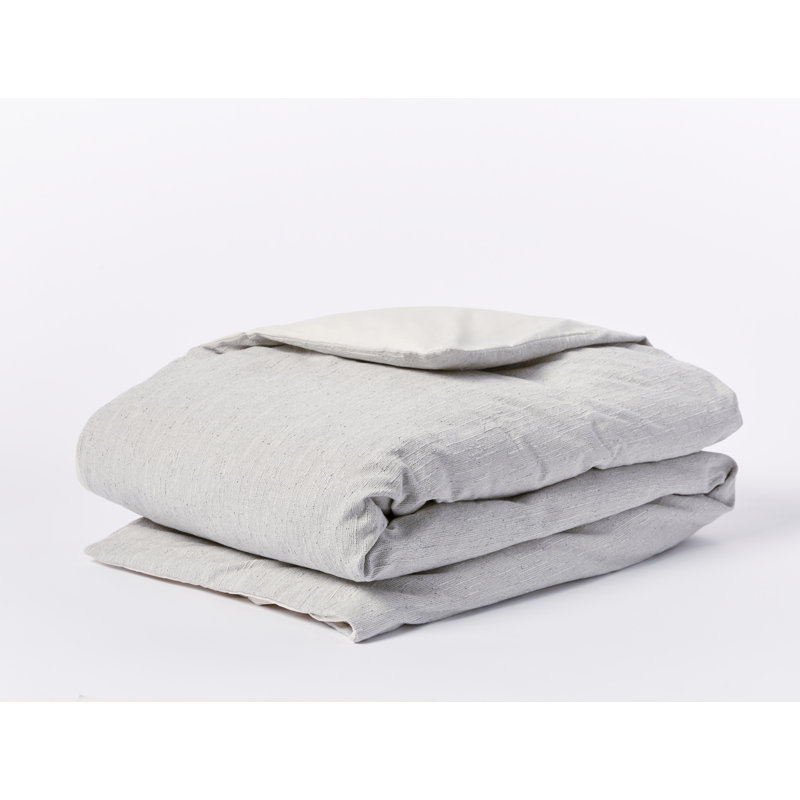 Toro Canyon Organic Duvet Cover, King/Cal King Duvet Cover, Sterling