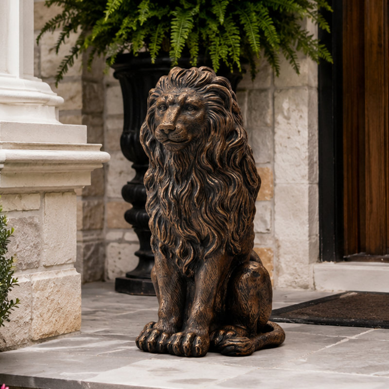 Sculpture d'extérieur en résine pour jardin