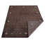 Tapis écologiques en laine nouée à la main Maggiemae - couleur brune | Design contemporain-27435059