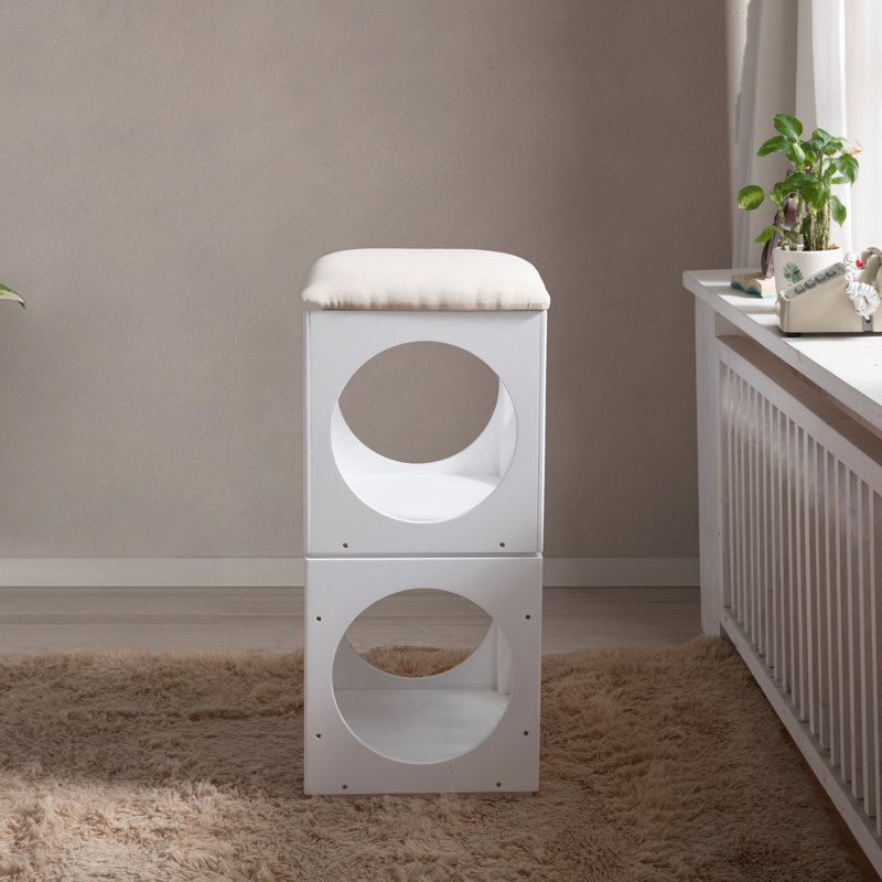 Tabouret d'appoint en bois manufacturé