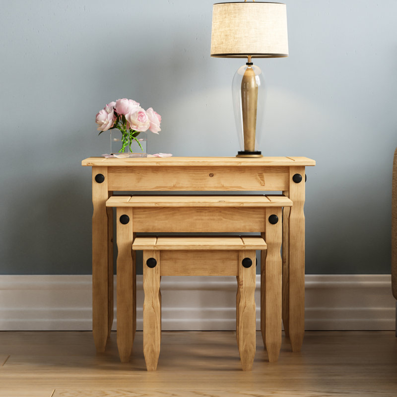 Recdo Solid Wood Nesting Tables