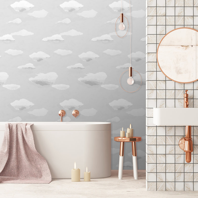 Paule Marrot Wallpaper Double Roll, Gray
