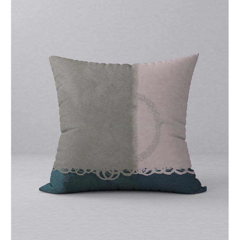 Reversible Throw Pillow, 24" x 24"