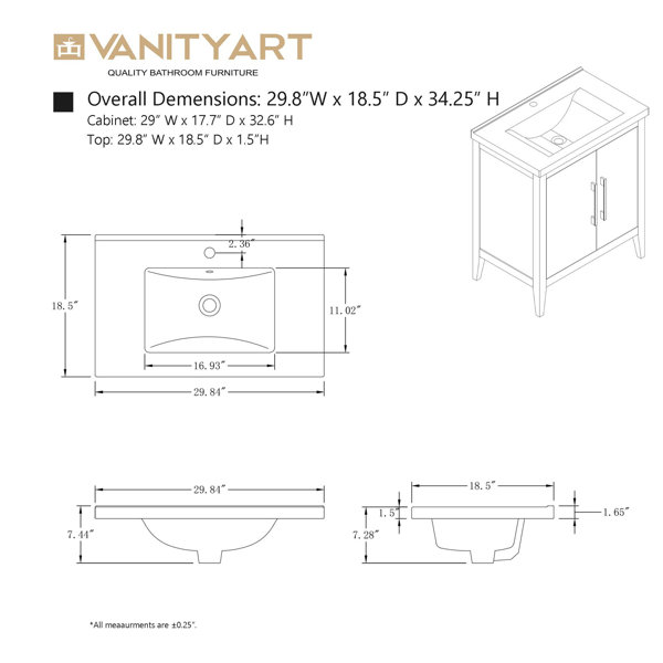 Dimensions du produit