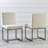19'' H Boucle Upholstered Side Chair