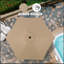 Parasol de jardin polyvalent pour terrasse de jardin de 7,5 pi avec bouton-poussoir inclinable / manivelle, 6 nervures robustes pour le jardin, la terrasse, la cour arrière, la piscine-1720474793