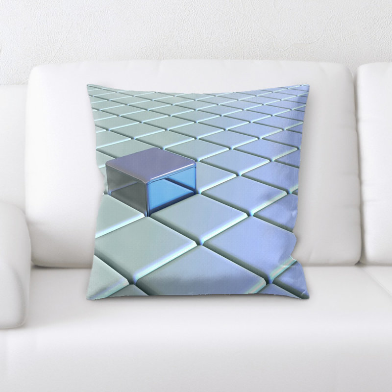 Coussin décoratif grille