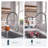 Commercial Style Pull Down Kitchen Faucet, Single Handle Spring Spout Kitchen Sink Faucet with3-Function Sprayer-60067807