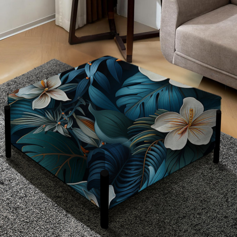 Moody Tropics Moody Patterns - Grand repose-pieds carré tropical