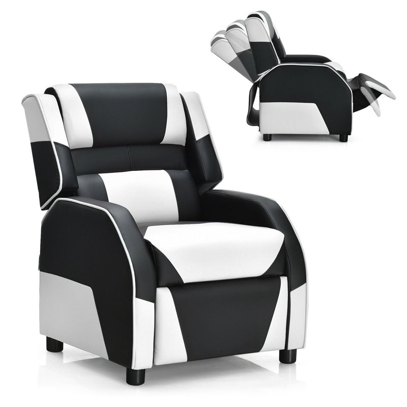 Kids 16'' Recliner Chair and Ottoman