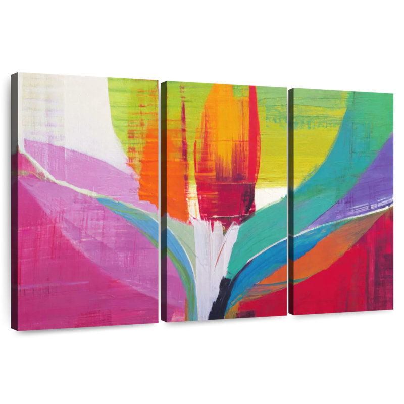Avery Tulip Abstract, 24" H x 38" W