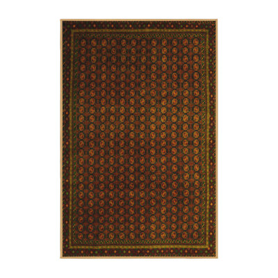 Washable Abstract Indoor Rug
