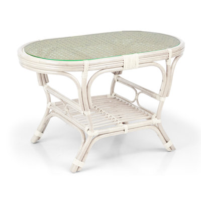 Glass Top Single Coffee Table