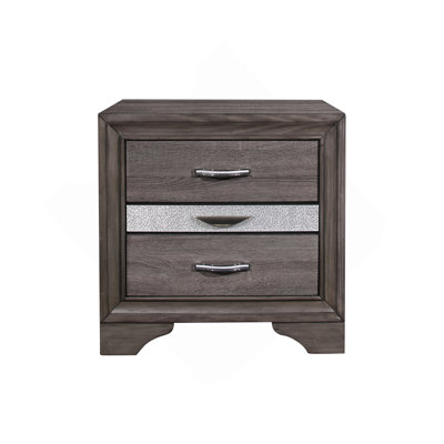 RYDER SPARKLE GREY NIGHTSTAND