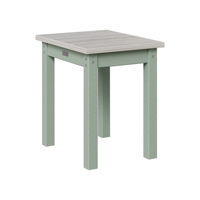 Berlin Gardens Economy End Table, Seashell, Seafoam
