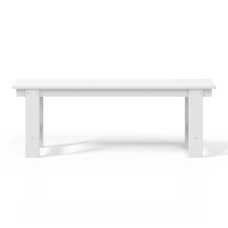 Banc de patio 48 po, Blanc
