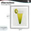 «Summer Cocktail Kiwi Slice», reproduction sous verre encadrée, design par Lorenzo Collective-1471824885-1471824887