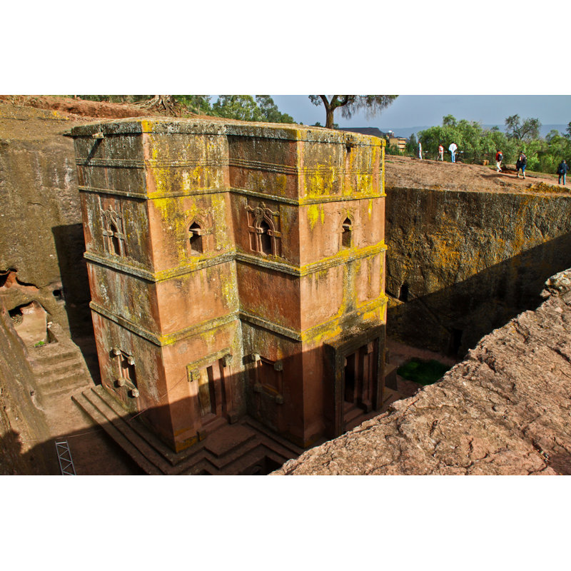 Church Of Saint George, Lalibela, Ethiopia - Wrapped Canvas Print, 30cm H x 46cm W x 3.8cm D