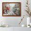 «Eiffel View From Charlie's Café», reproduction sur toile encadrée-950330955-950330954