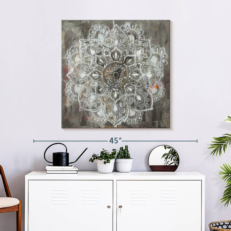 Kerner Mandala In Neutral, 30'' H x 30'' W