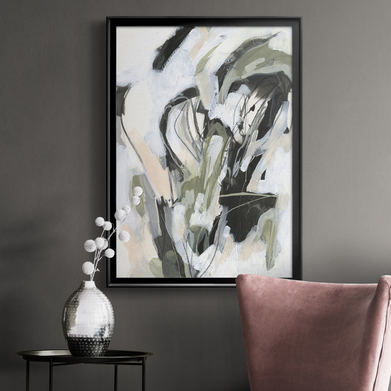 Electron Net I Electron Net I - reproduction de photo sur toile, Cadre noir, H 24,5 po x l 18,5 po x P 1 po