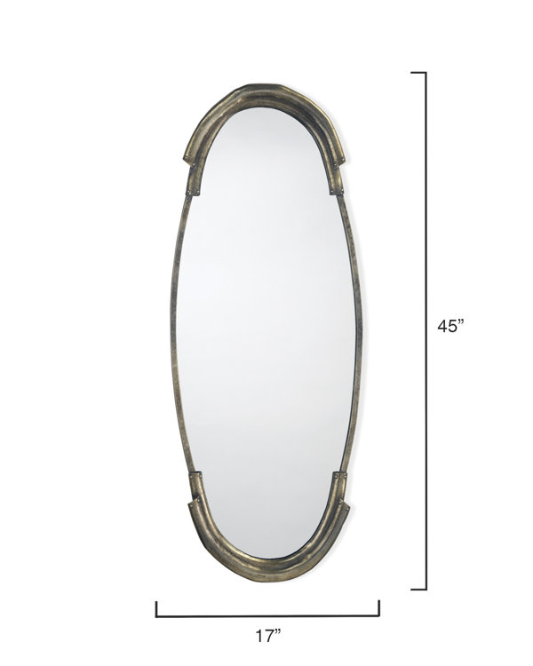 Jamie Young Company Margaux Oval Metal Wall Mirror  Reviews Wayfair