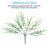 4 Bundles Artificial Eucalyptus Stems Eucalipto Branches
