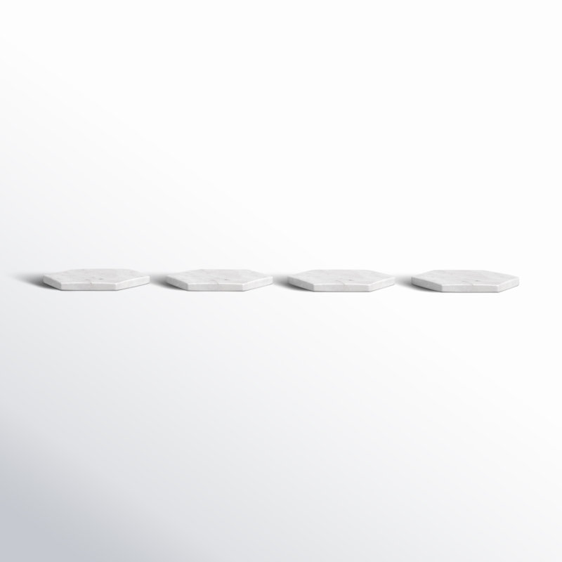 Marble 4 Piece Coaster Set