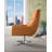 Boerger Faux Leather Swivel Armchair-23981592