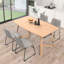 Chaise d'appoint rembourrée en similicuir-1862001559