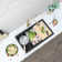 Pietra STYLISH Kinbrook Dual Mount 28" Workstation Single-Bowl Composite Granite Kitchen Sink