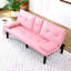 Canapé-lit convertible en cuir PVC-750419763