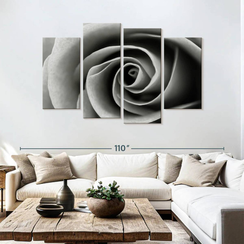 Harnek My Pretty Rose, 54" H x 84" W