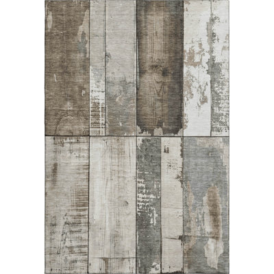 Premium Machine Washable Medena AMF1877 Geometric Rug