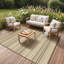 Tapis d'extérieur à rayures Shimeek, tapis d'extérieur en plastique imperméable, café et beige, rectangulaire 5 pi x 8 pi-608252412-611305259