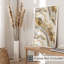 «Abstract Golden Geode III», reproduction d'art moderne sans cadre-785897305