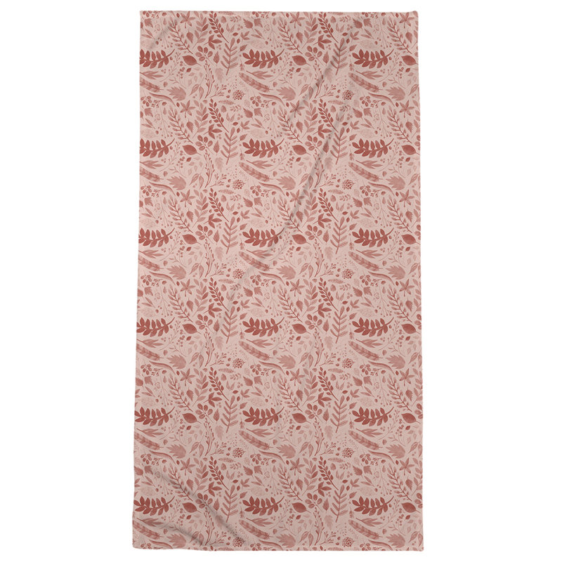 Beach Towel, Light Beige, Poly/Cotton