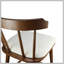 Ensemble de 4 tabourets de comptoir rembourrés en bois avec finition beige noyer Olivia-1571388397-1571388399